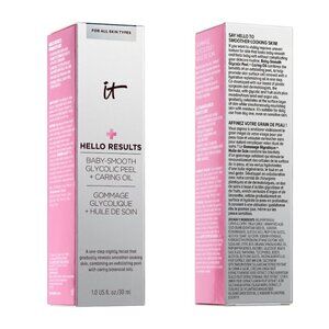 IT Cosmetics Hello Results Baby-Smooth Glycolic Acid Peel + Caring Oil